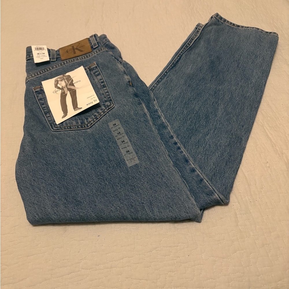 Calvin Klein Men's Denim Relaxed Jeans